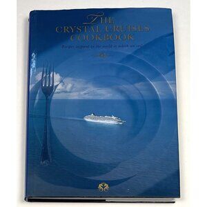 The Crystal Cruises Cookbook SIGNED by 3 Chefs (1999, Hardcover) +2 Recipe Cards
